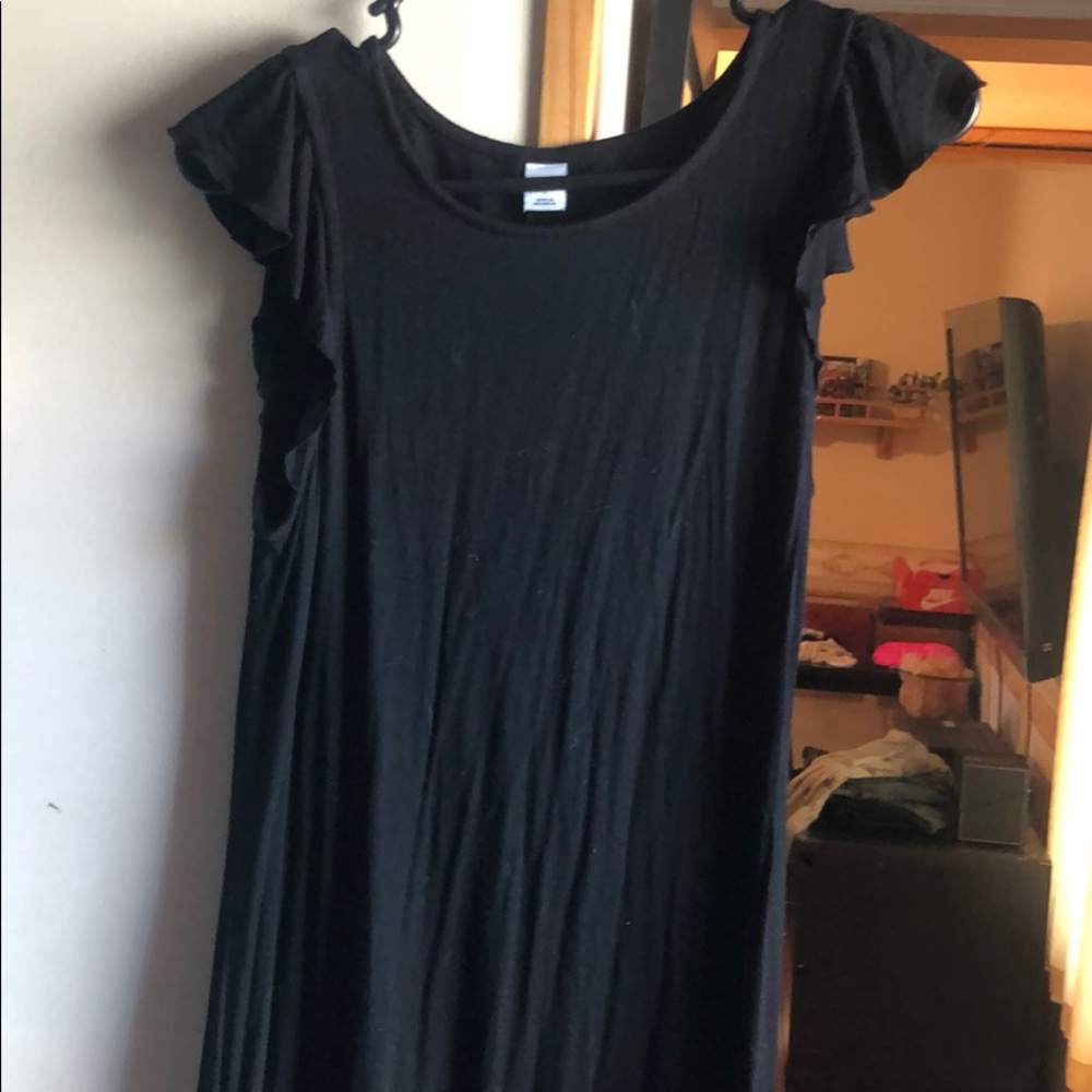 Black skater dress